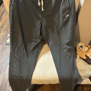 Champion Gray Sweatpants with Elastic Waistband